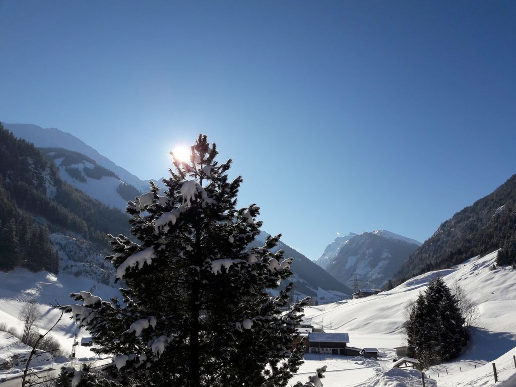 Bergblick im Winter