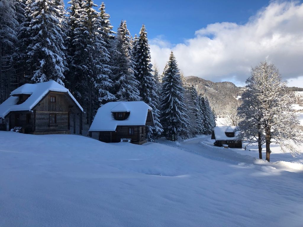 Winteransicht Hütten
