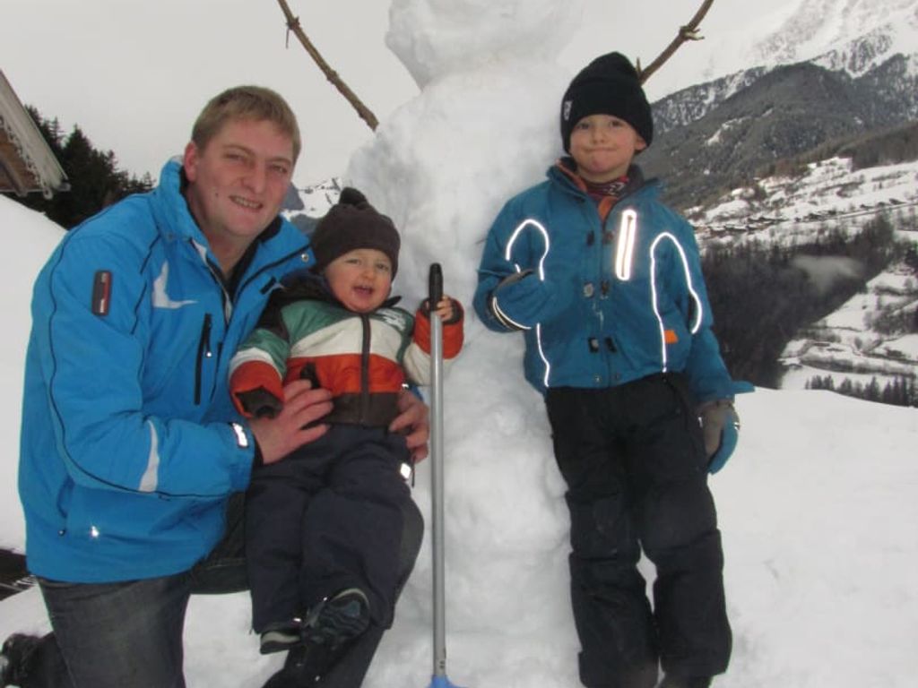 Schneemann bauen