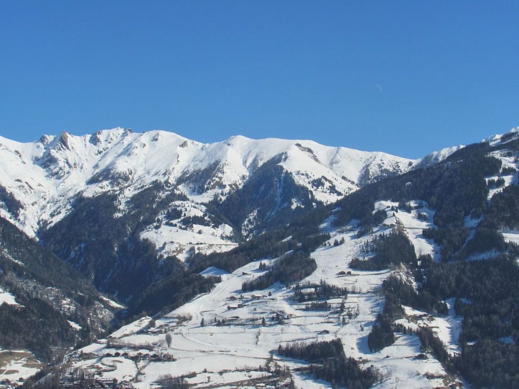 Aussicht auf Matrei und das Skigebiet