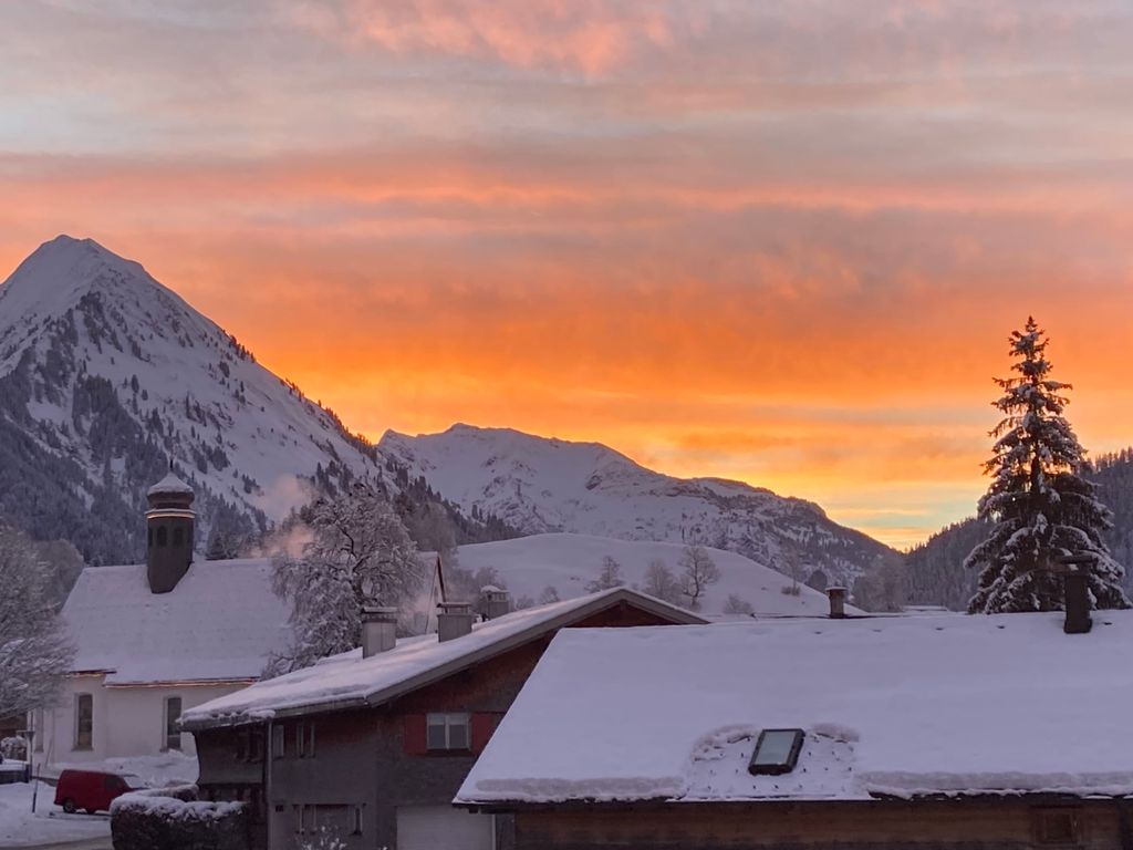 Winterliche Ausblicke vom Schmiedlarhof in Au-Schoppernau im Bregenzerwald