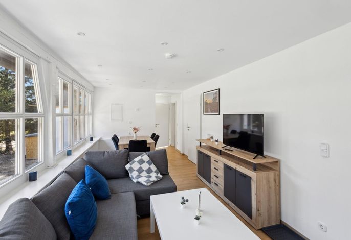 Fewo,85m²,Schlafcouch,DZ,ZZ,DU/WC,EG Waldzauber
