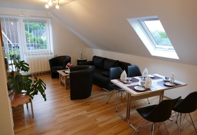 Appart/Fewo B , Dusche, WC, 50 m²