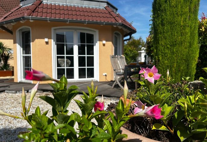 Ferienhaus mit Poolnutzung