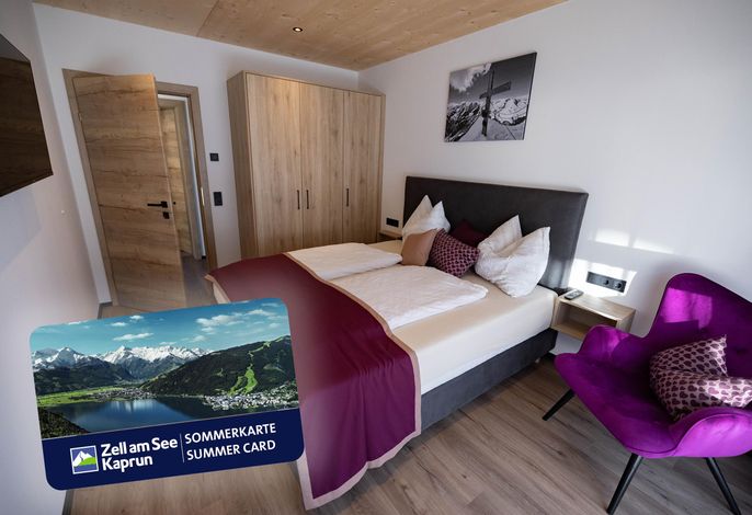 2-Schlafzimmer-Appartement + Balkon/Terrasse, Bergblick