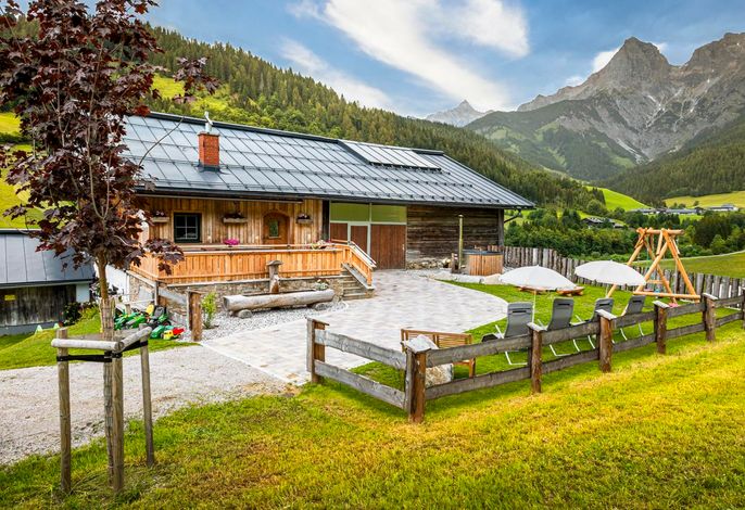 Hütte, Bad, WC, 3 Schlafräume