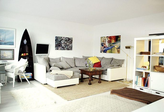 Appartement/Fewo, Dusche, WC, Wohn-/Schlafraum