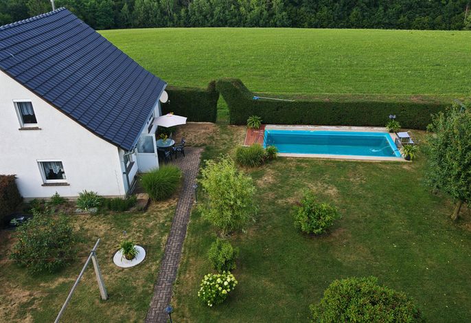 Ferienhaus, Dusche, WC, 2 Schlafräume