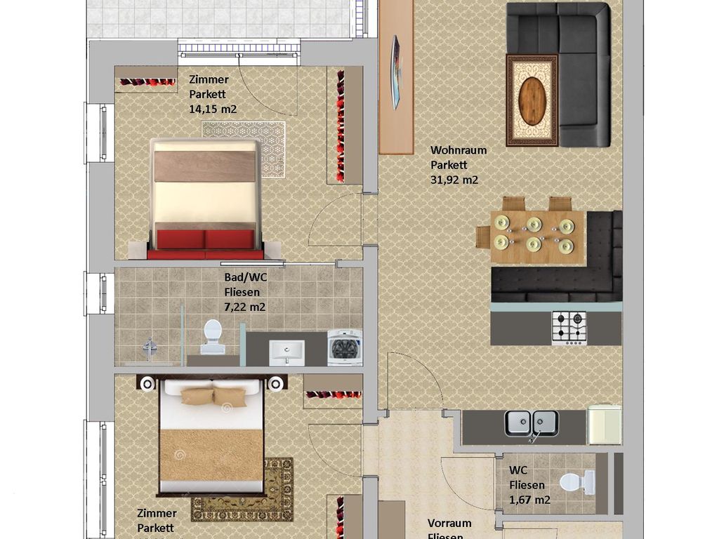 Appartement Wilde Wasser