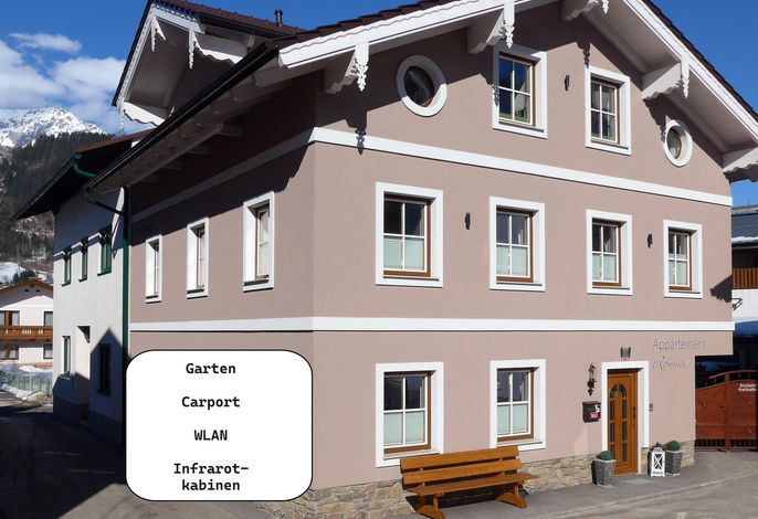 Apartment Bergwasser- Erdgeschoss m. Gartenzugang