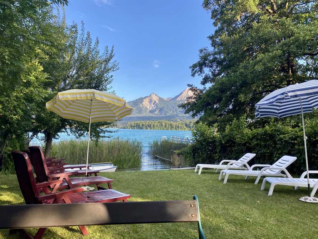 Villa am Faaker See mit Privatstrand