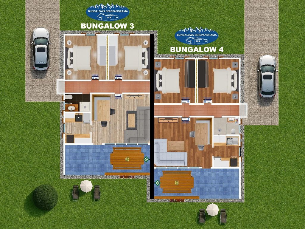 Bungalows Bergpanorama