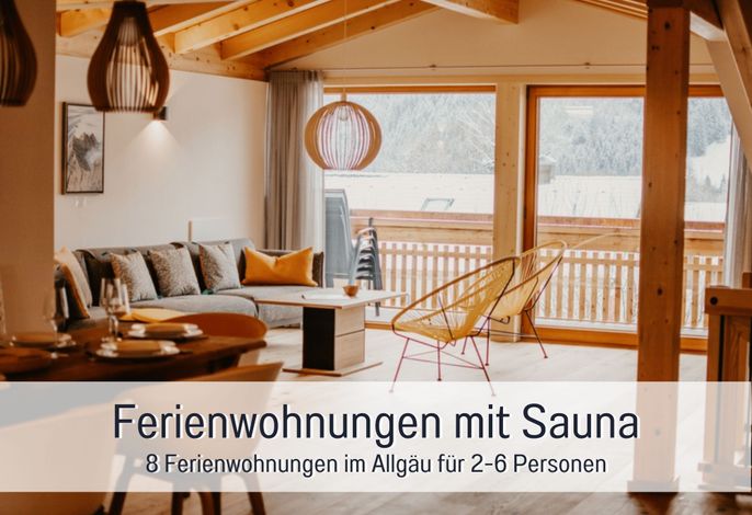 Wohnung 5 - himbeere - 3 Schlafz. - 100 qm- Sauna