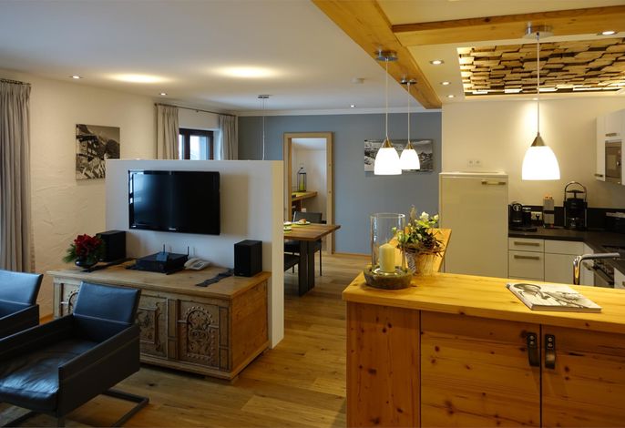 Ferienwohnung Sonnenkopfblick mit Sauna, Balkon