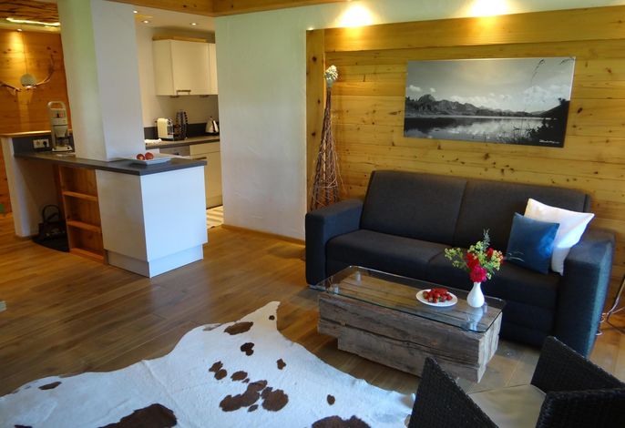 Ferienwohnung Rubihornblick mit Sauna, Balkon