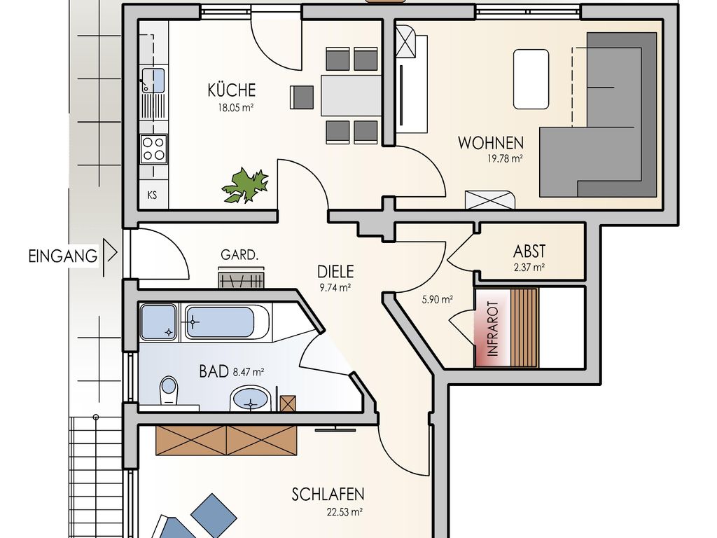 Ferienwohnung Fibbes