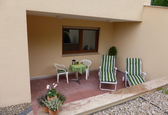 2-Bett- Ferienwohnung Dusche/WC, Terrasse