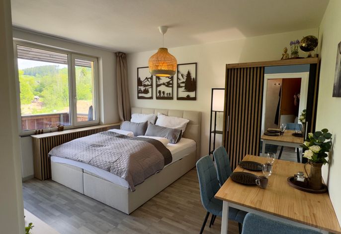 Appartement/Fewo, Dusche, WC, Bergseite