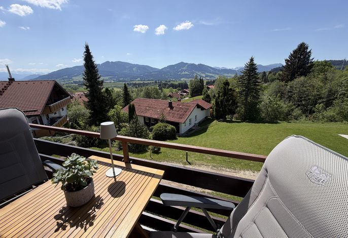 Ferienwohnung Bergblick mit Balkon