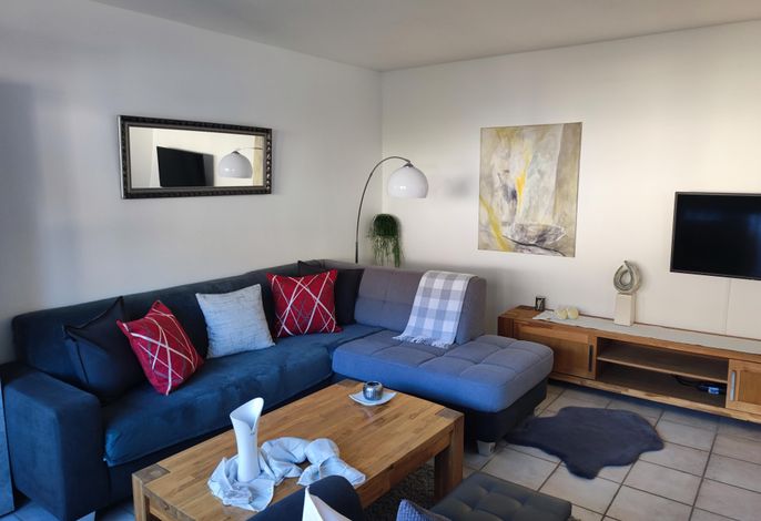 2-Bett-Ferienwohnung Dusche und Bad/WC, 2 Schlafr.