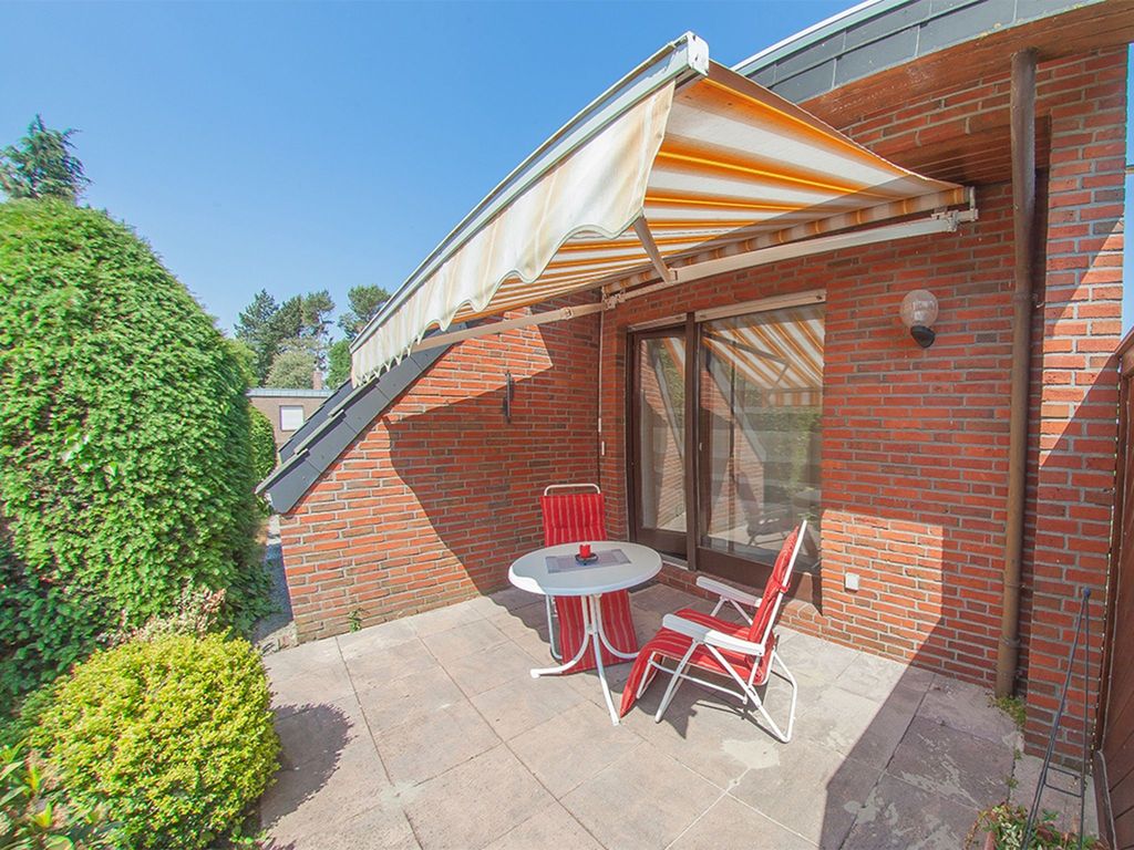 Das lauschige Plätzchen auf der sichtgeschützten Terrasse