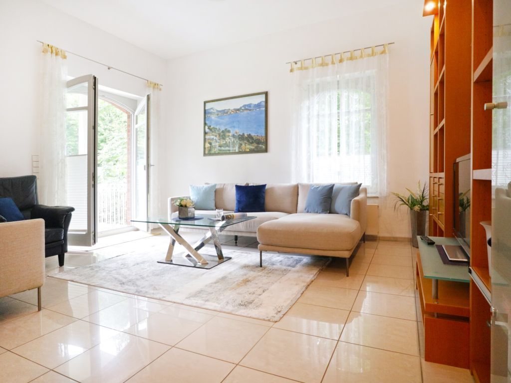 Villa Seegarten Whg. Seg01 - Blick auf den hellen Wohnbereich