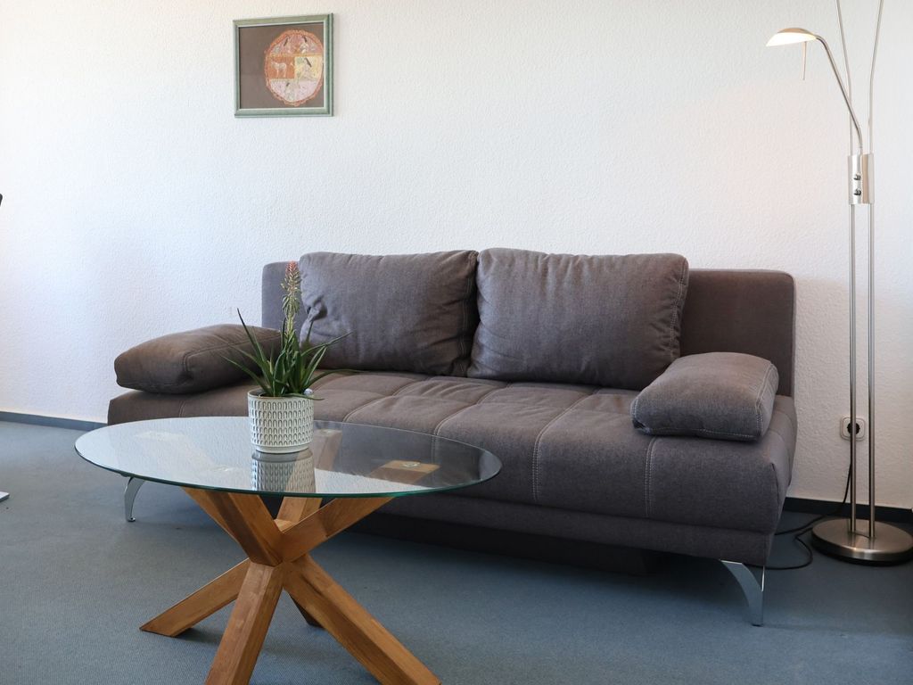 Schwarzer Bär Whg. Bär 06 - Blick auf den Wohnbereich mit Schlafsofa