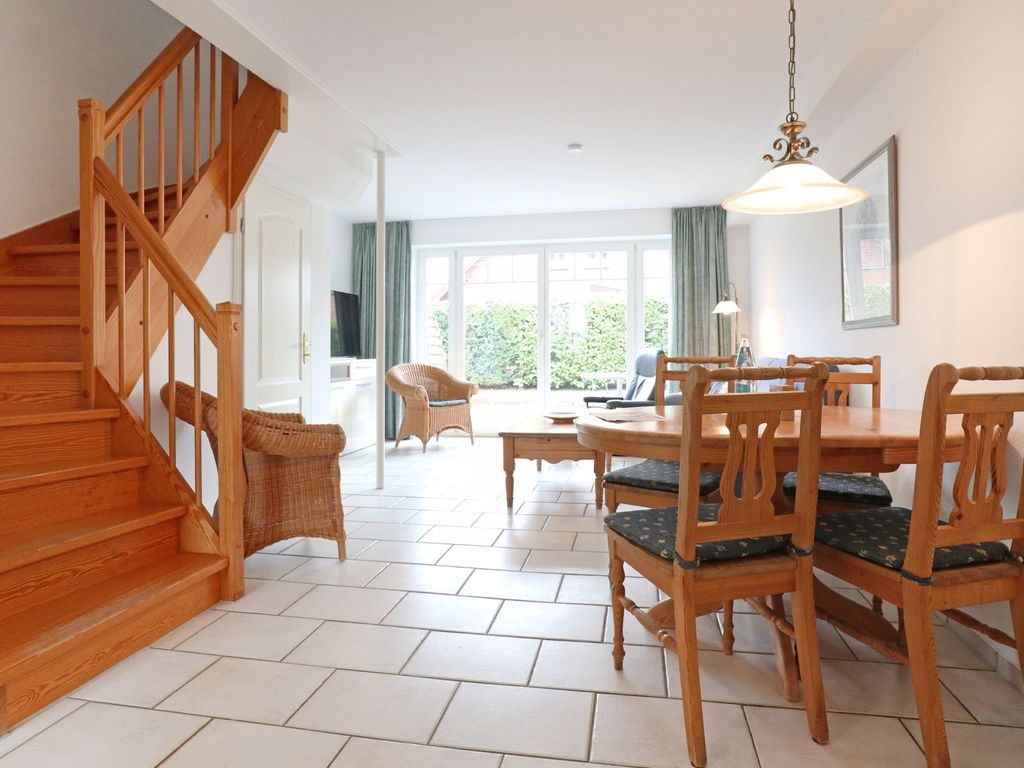 Haus Strandmuschel - Blick vom Eingang in die Wohnung