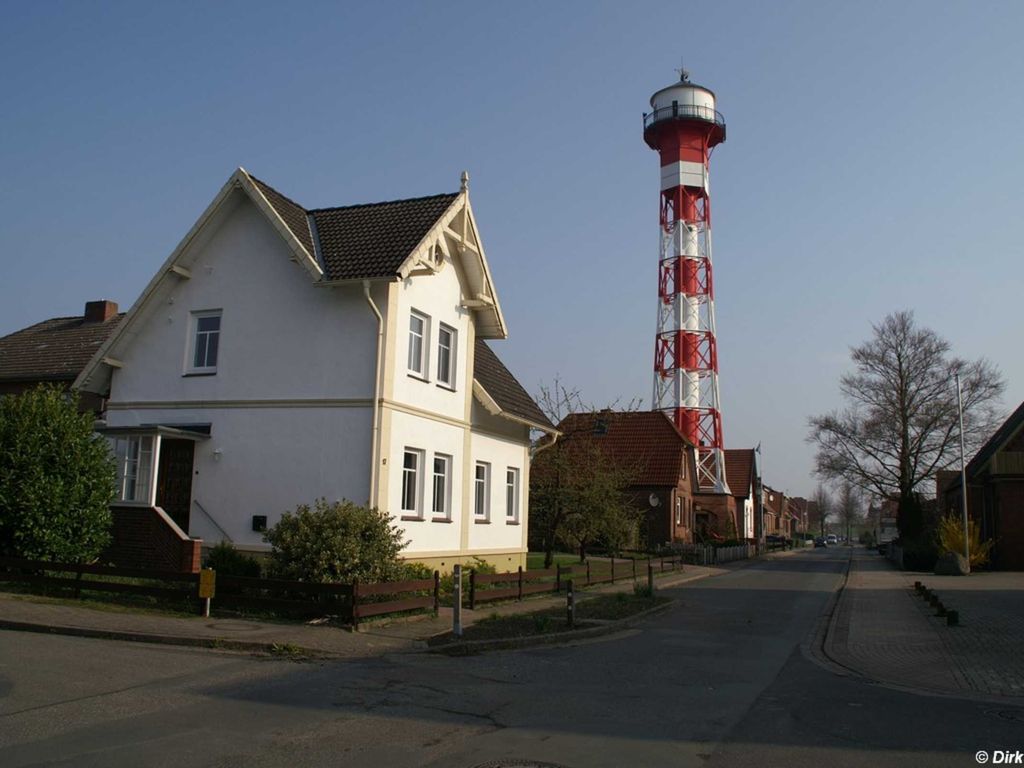 Ferienhaus mit Blick zum Grünendeicher Leuchtturm