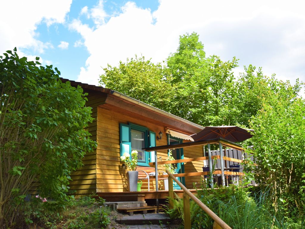 Blick auf das Ferienhaus