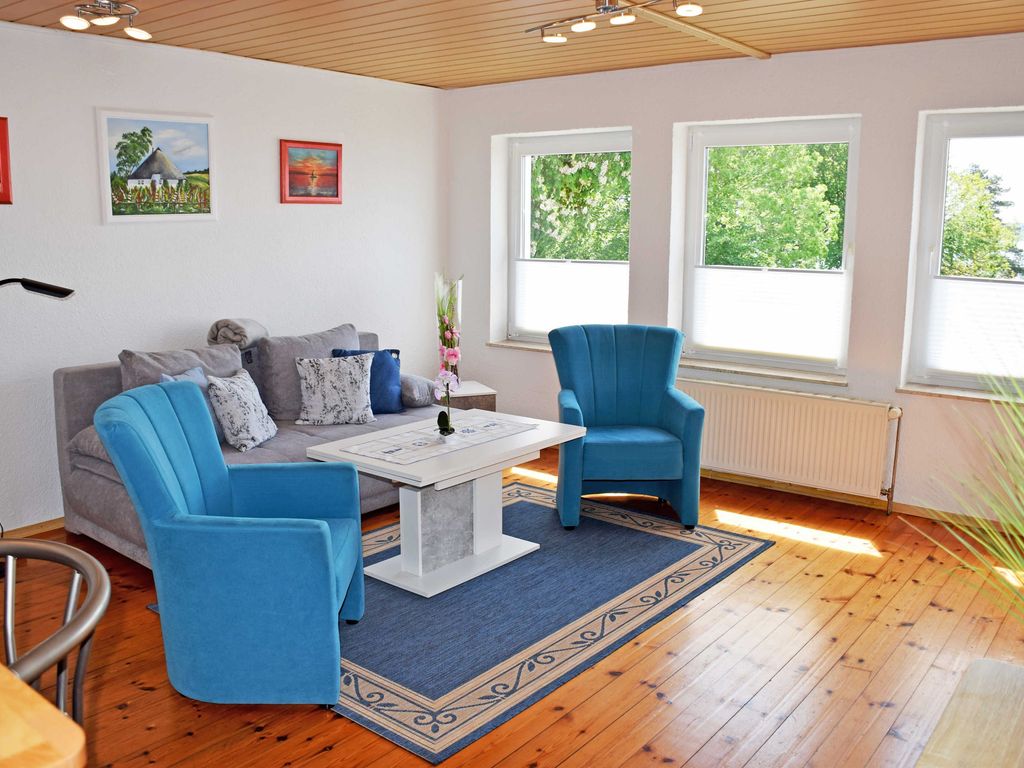 Ferienwohnung Altefähr mit super Seeblick und Sonnenterrasse