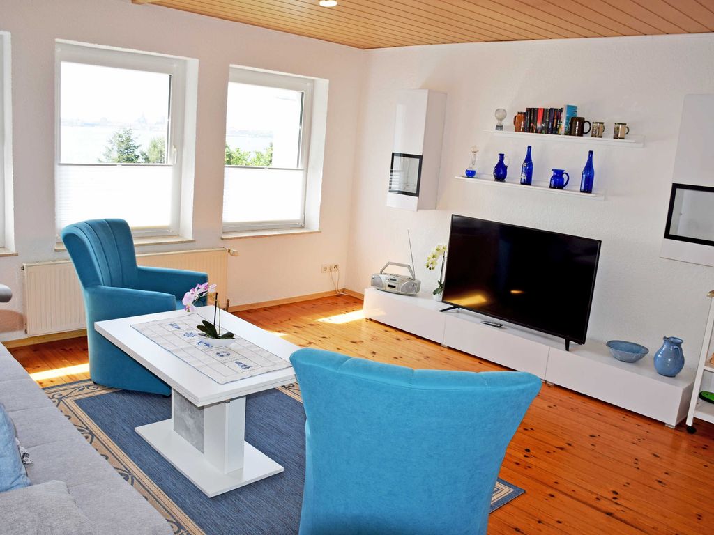Ferienwohnung Altefähr mit super Seeblick und Sonnenterrasse