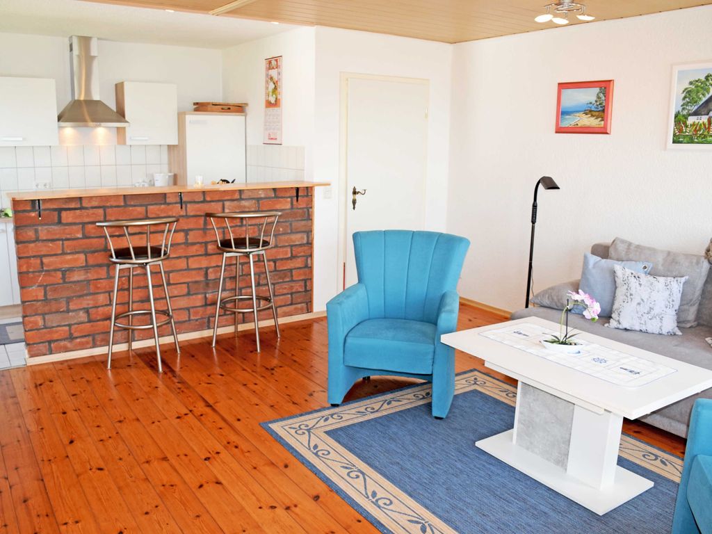 Ferienwohnung Altefähr mit super Seeblick und Sonnenterrasse