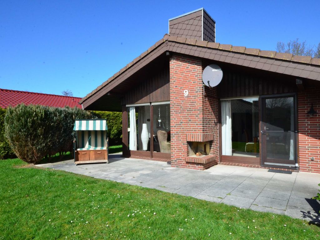 Die Außenansicht des schönen Ferienhauses.
