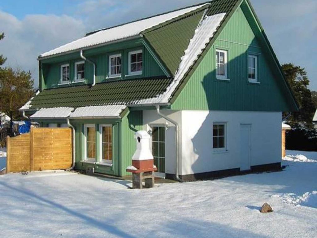 Ferienhaus im Schnee