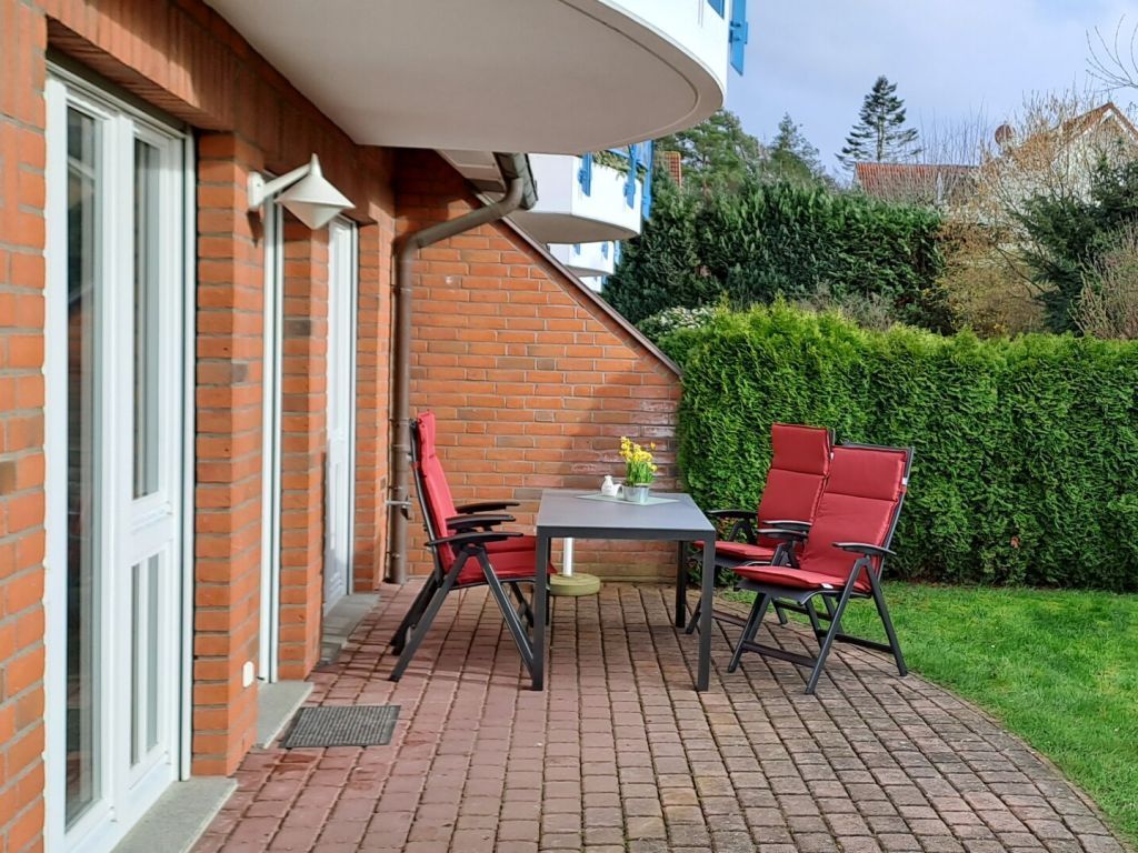 Residenz am Teich Whg. RAT1 - Blick auf die große Terrasse
