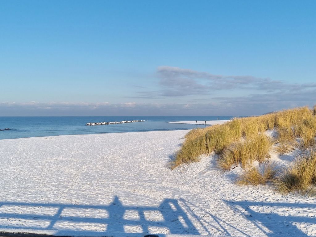 Strand im Winter