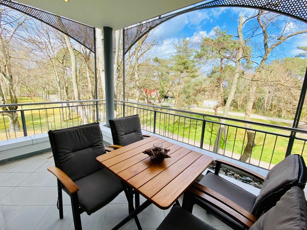 Ferienwohnung 5S, überdachter Balkon