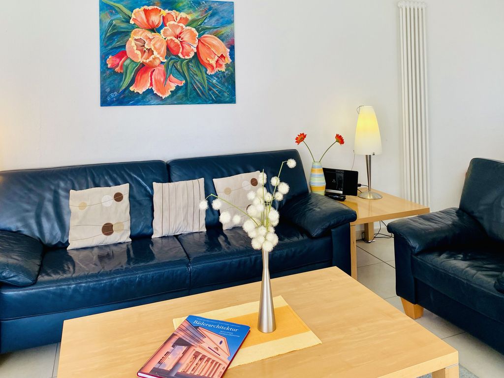 Ferienwohnung 3 S Sitzecke im Wohnbereich