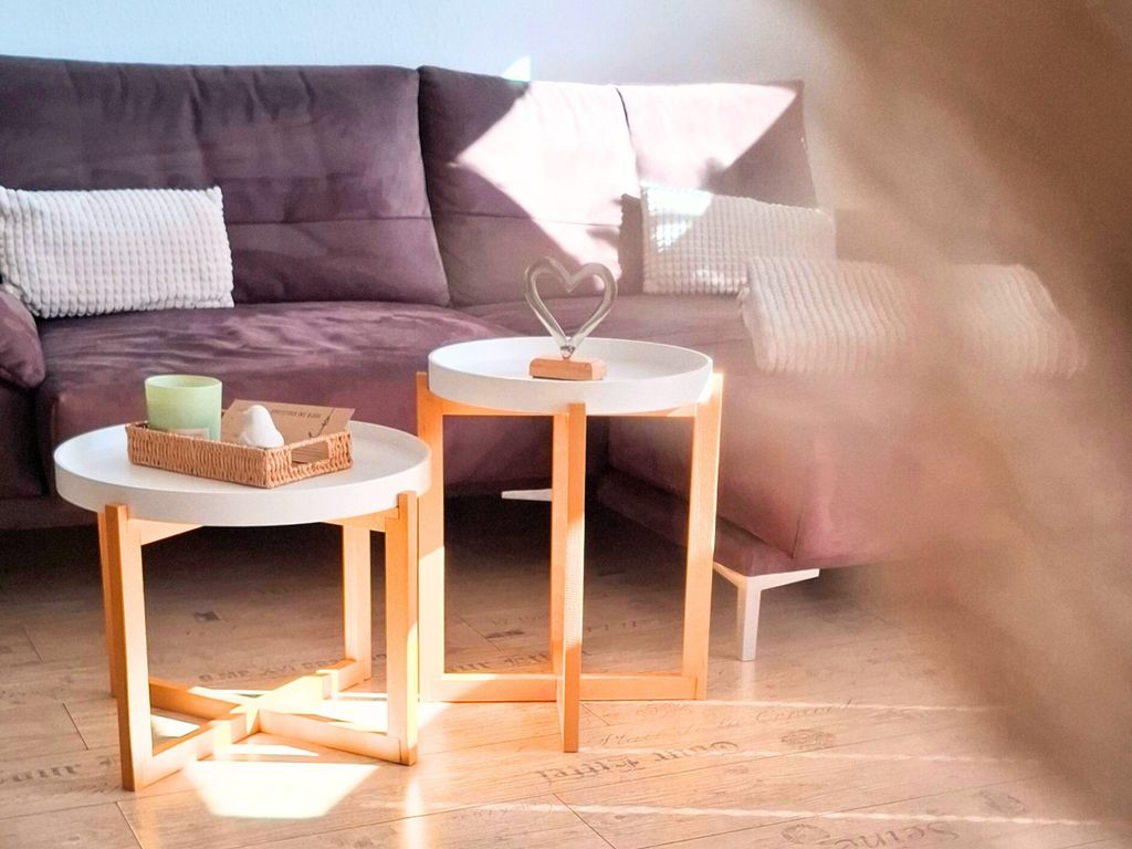 Gemütliche Couchecke im Wohnzimmer