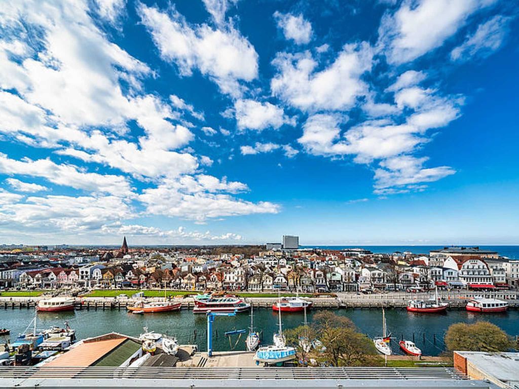 WIROtel Mittelmole Ausblick auf den Alten Strom Warnemünde