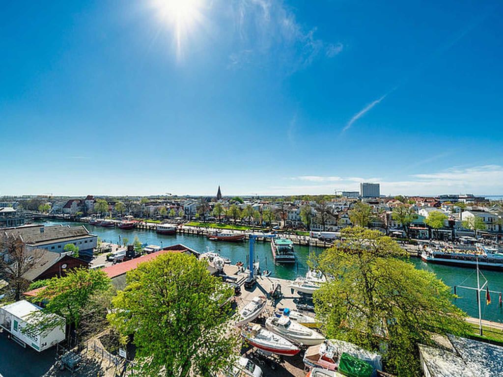 Ausblick auf Warnemünde
