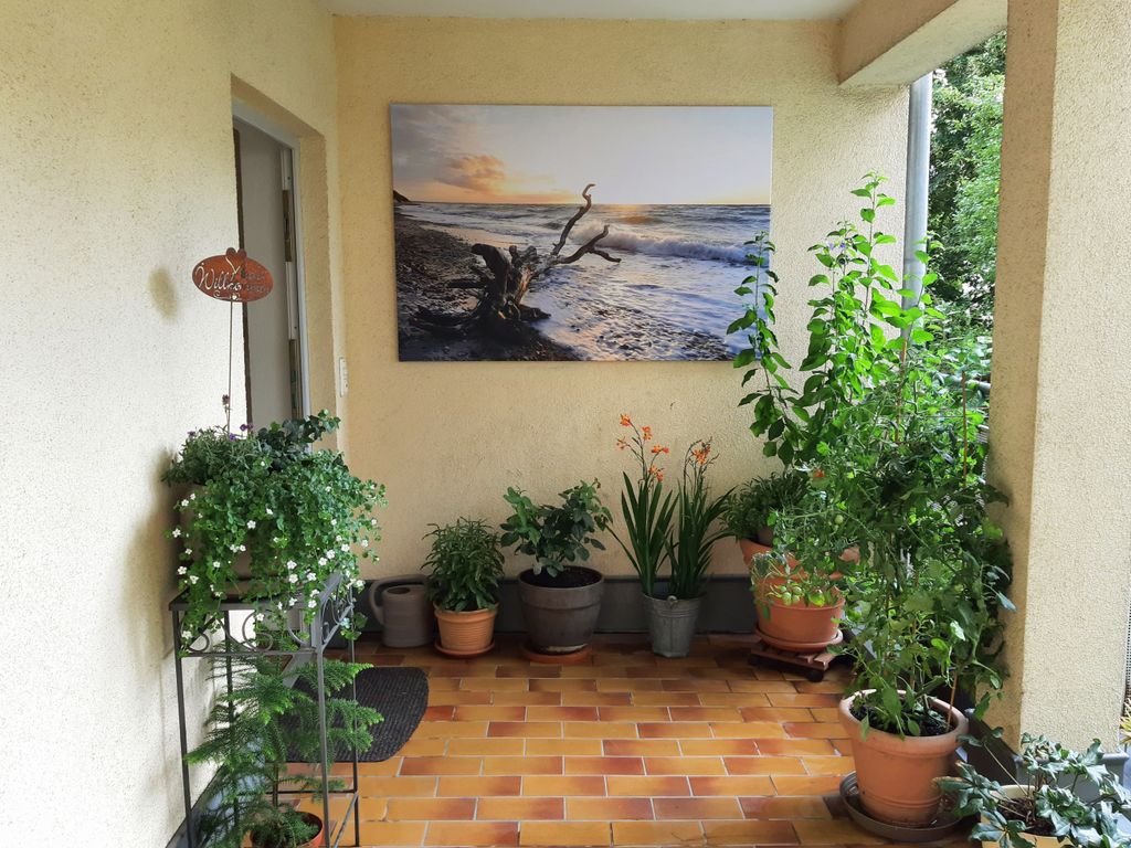 Eingangsbereich Ferienwohnung (Laubengang)
