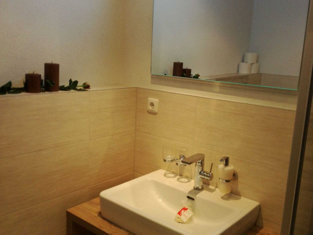 Badezimmer Appartement Thanellerblick