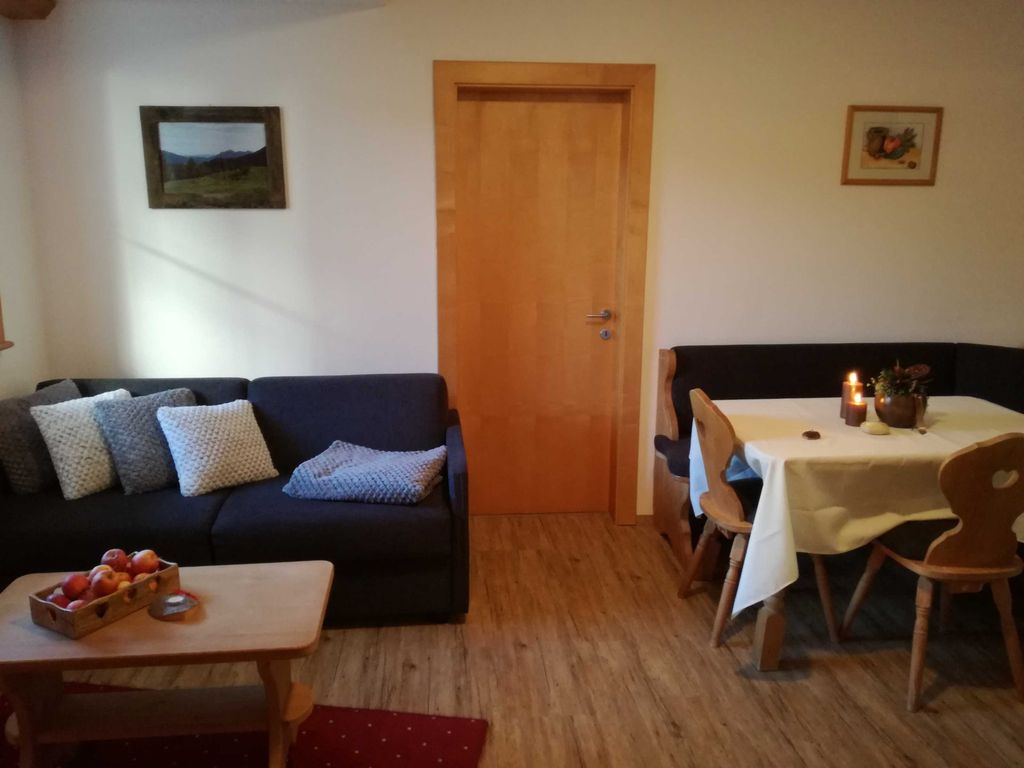 Wohnzimmer Appartement Thanellerblick