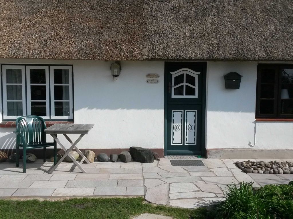 Hauseingang der Gartenwohnung