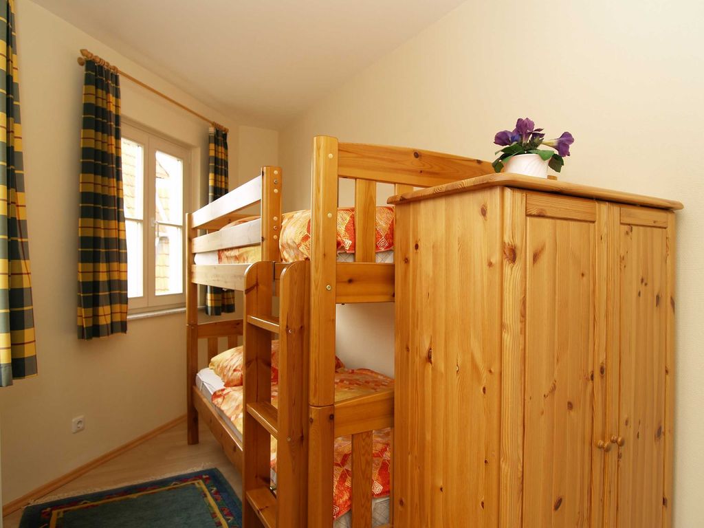 Das 2. Schlafzimmer mit Etagenbett