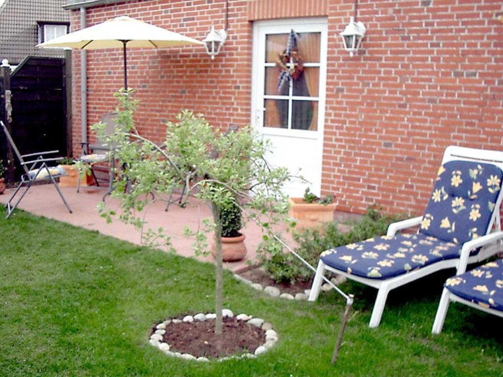 Separater Eingang und eigene Terrasse.
