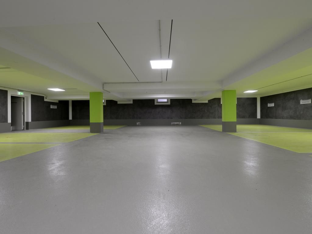 Strandvilla Gezeiten - Blick in die unglaublich geräumige Tiefgarage