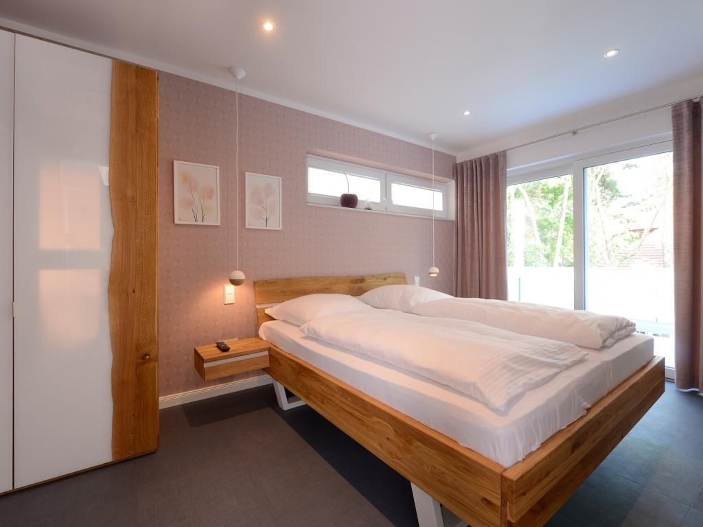 Strandvilla Gezeiten Penthouse-komfortables Schlafzimmer